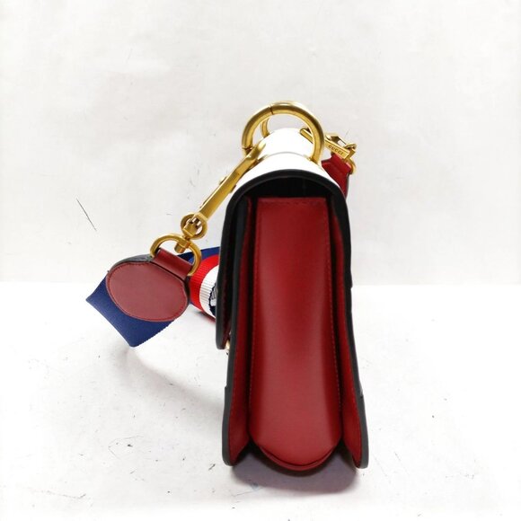 Gucci Sherry Line Red Leather Shoulder Bag mon875-101325 - Picture 3 of 15